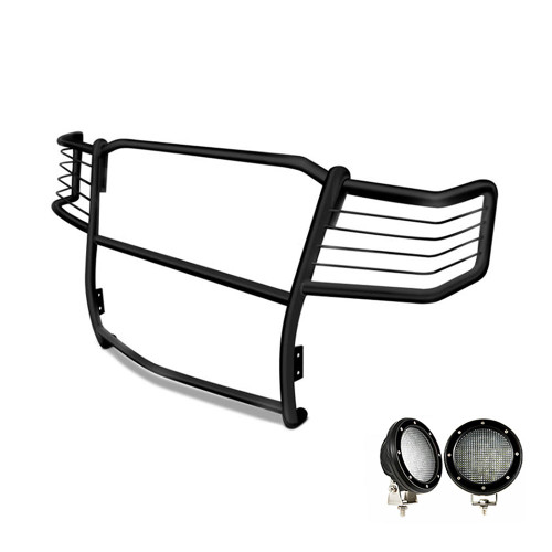 Black Horse Off Road Grille Guard Kit | GDRD 17FB23MA-PLFB