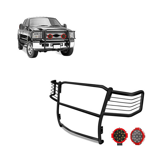 Black Horse Off Road Grille Guard Kit | GDRD 17FB23MA-PLR