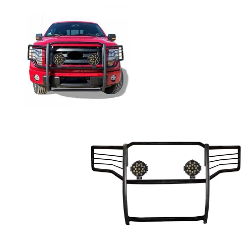 Black Horse Off Road Grille Guard Kit | GDRD 17FB26MA-PLB