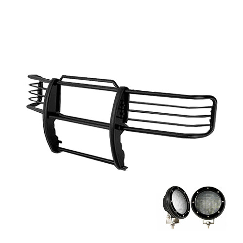 Black Horse Off Road Grille Guard Kit | GDRD 17FJ24MA-PLFB