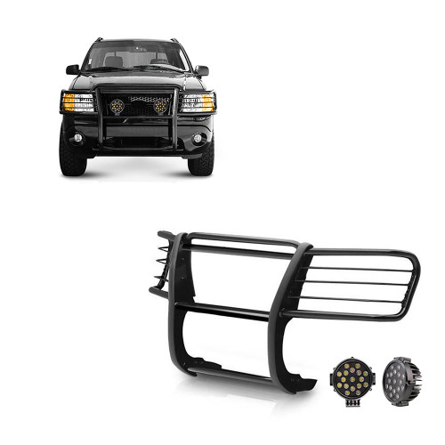 Black Horse Off Road Grille Guard Kit | GDRD 17FJ26MA-PLB