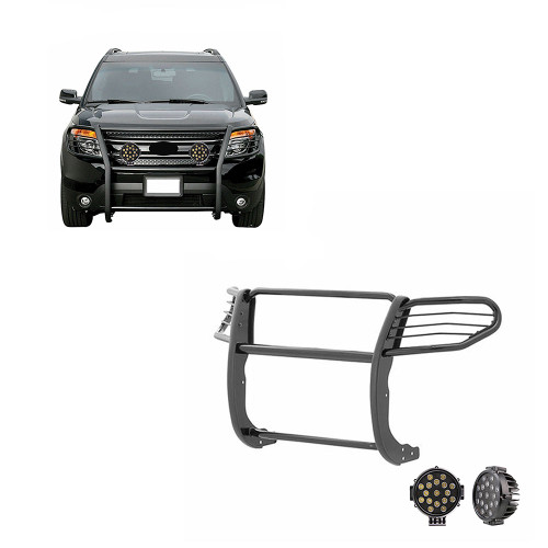 Black Horse Off Road Grille Guard Kit | GDRD 17FJ30MA-PLB