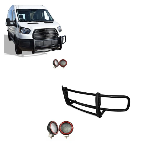 Black Horse Off Road Spartan Grille Guard Kit | GDRD 17FOTRMA-PLFR