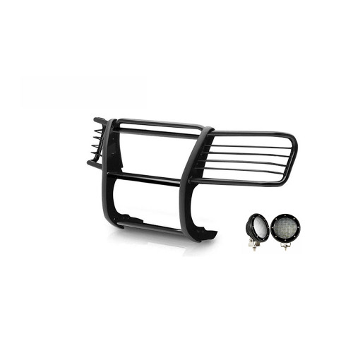 Black Horse Off Road Grille Guard Kit | GDRD 17FP27MA-PLFB