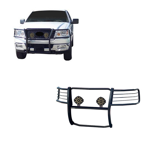 Black Horse Off Road Grille Guard Kit | GDRD 17FP28MA-PLB