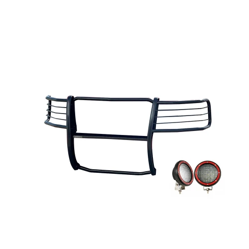 Black Horse Off Road Grille Guard Kit | GDRD 17FP28MA-PLFR