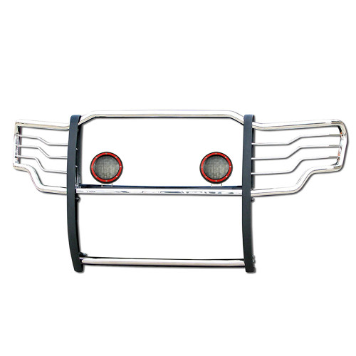 Black Horse Off Road Grille Guard Kit | GDRD 17FP30MSS-PLFR