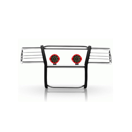 Black Horse Off Road Grille Guard Kit | GDRD 17GT23MSS-PLR