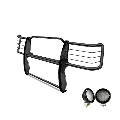 Black Horse Off Road Grille Guard Kit | GDRD 17GT26MA-PLFB