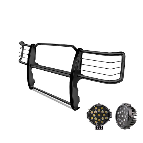 Black Horse Off Road Grille Guard Kit | GDRD 17GT28MA-PLB