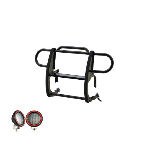 Black Horse Off Road Grille Guard Kit | GDRD 17JPJLMA-PLFR