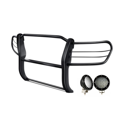 Black Horse Off Road Grille Guard Kit | GDRD 17SG598MA-PLFB