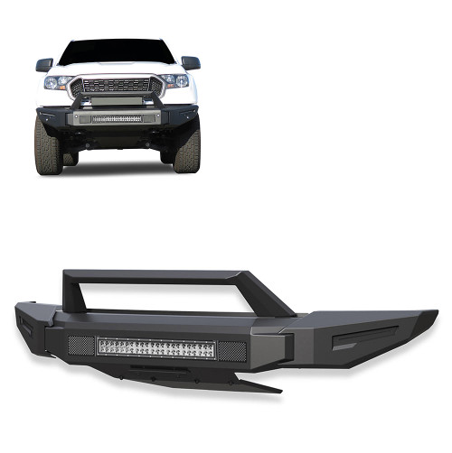 Black Horse Off Road Armour II Heavy Duty Modular Front Bumper Kit | GDRD AFB-FR19-K1