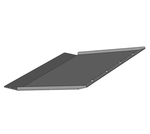 Black Horse Off Road Armour II Heavy Duty Front Bumper Skid Plate Only | GDRD AFB-RA16-SK