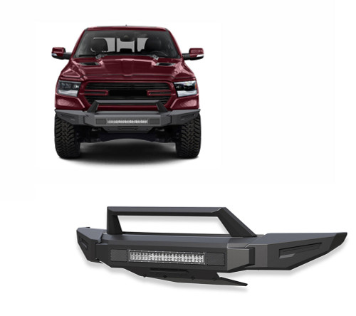 Black Horse Off Road Armour II Heavy Duty Modular Front Bumper Kit | GDRD AFB-RA20-K1