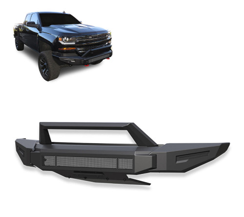 Black Horse Off Road Armour II Heavy Duty Modular Front Bumper | GDRD AFB-SI17