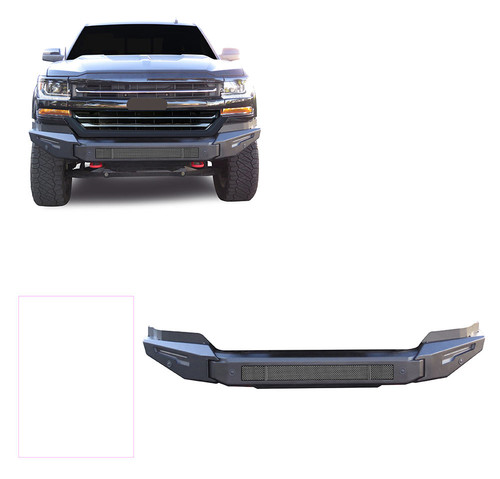 Black Horse Off Road Armour II Heavy Duty Modular Front Bumper-Bumper Only | GDRD AFB-SI17-BU