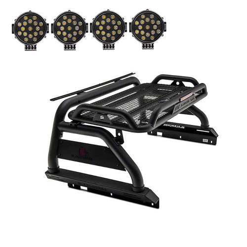 Black Horse Off Road Atlas Roll Bar Kit | GDRD ATRB7BK-PLB