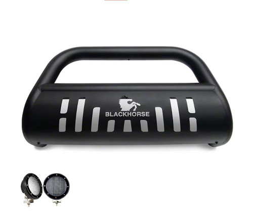 Black Horse Off Road Bull Bar Kit | GDRD CBB-NIB1401SP-PLFB
