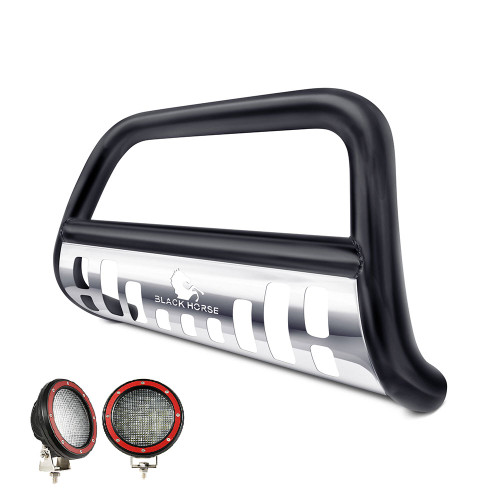 Black Horse Off Road Bull Bar Kit | GDRD CBBS-HOB3501SP-PLFR