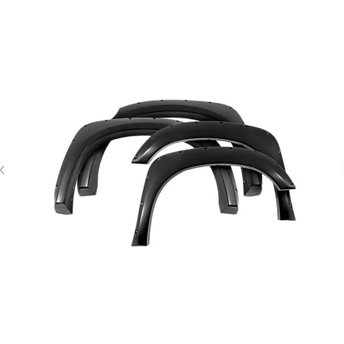 Black Horse Off Road Fender Flares | GDRD FF-CHSIL-SM-PKT-07