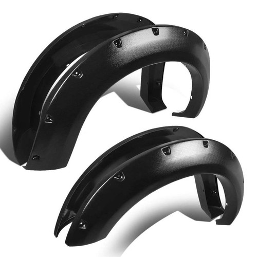 Black Horse Off Road Textured Fender Flares | GDRD FF-GMSIET
