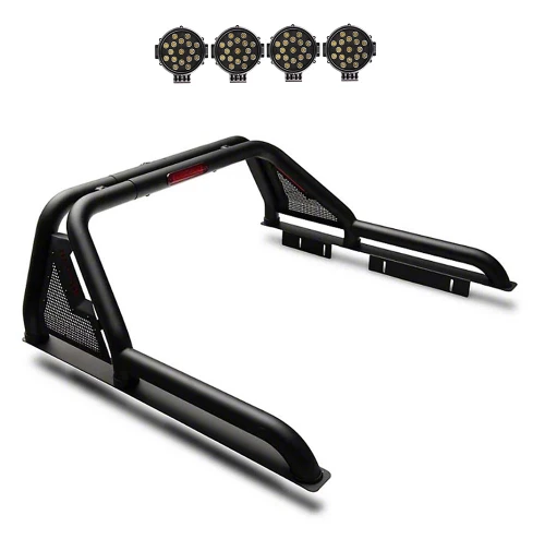 Black Horse Off Road Gladiator Roll Bar Kit | GDRD GLRB-03B-PLB