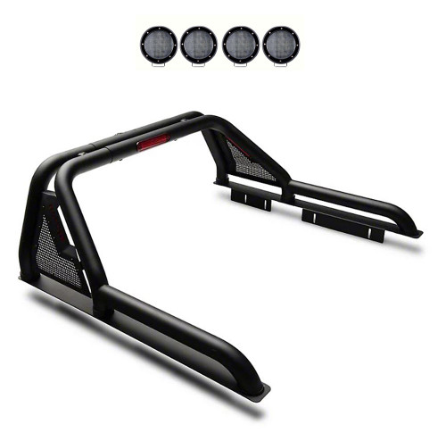 Black Horse Off Road Gladiator Roll Bar Kit | GDRD GLRB-03B-PLFB