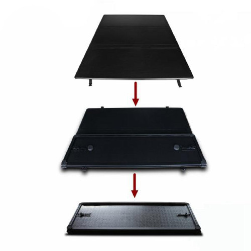 Black Horse Off Road Hard Tonneau Cover | GDRD HTF-JE19