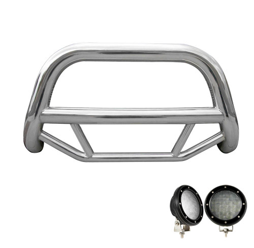 Black Horse Off Road Max Bull Bar Kit | GDRD MBS-FOB1501-PLFB