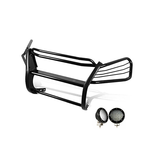 Black Horse Off Road Grille Guard Kit | GDRD PG24001MA-PLFB