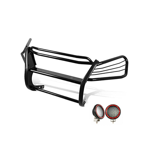 Black Horse Off Road Grille Guard Kit | GDRD PG24001MA-PLFR