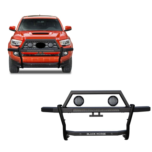 Black Horse Off Road Rambler Grille Guard Kit | GDRD RAGT01-K1PLFB