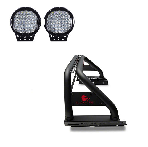 Black Horse Off Road Classic Roll Bar Kit | GDRD RB005BK-PL69B