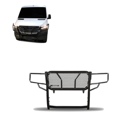 Black Horse Off Road Rugged Heavy Duty Grille Guard | GDRD RU-DOSP07-B