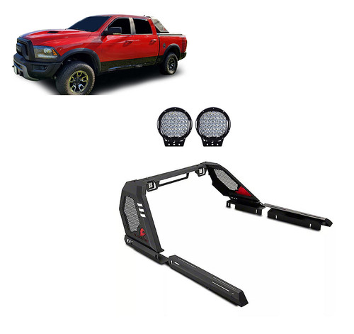 Black Horse Off Road Vigor Roll Bar Kit | GDRD VIRB02B-PL69B