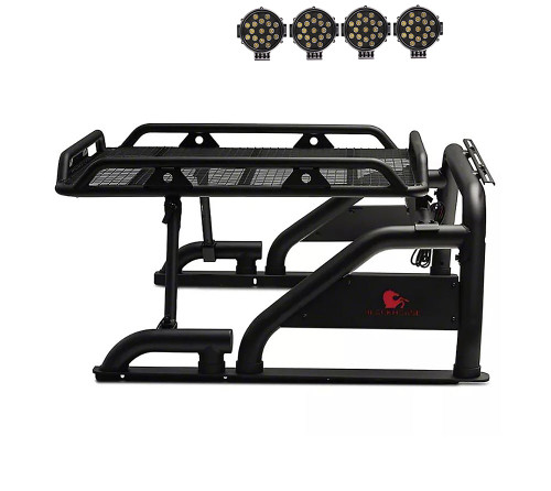 Black Horse Off Road Warrior Roll Bar Kit | GDRD WRB-001BK-PLB