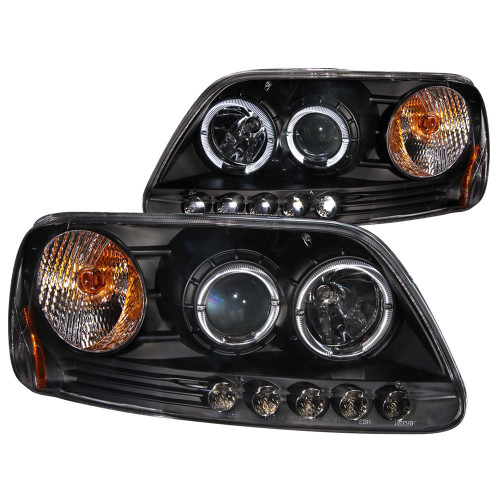 ANZO USA Projector Headlight Set w/Halo | ZUKT 111031
