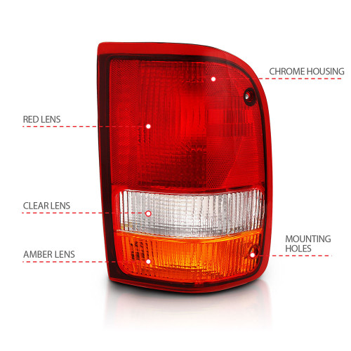 ANZO USA Tail Lights | ZUKT 311310
