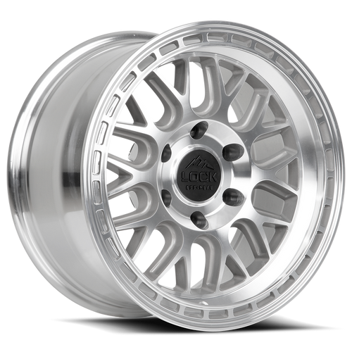 Lock Offroad Onyx Wheel 17x9 6x139.7 Machined w/ Clear Coat -12mm|ONYX-7969MC12N