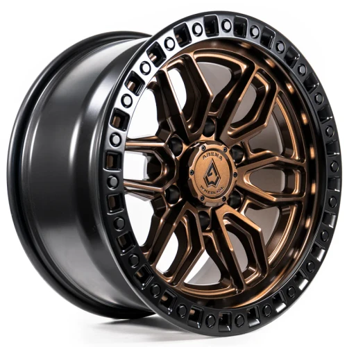 Arena A109 Hustle Wheel 17x9 5x127 Smoked Bronze w/ Satin Black Lip -12mm ^