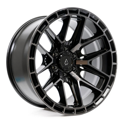 Arena A114 Battle Wheel 20x10 8x180 Gloss Black Machined w/ Dark Tint -18mm