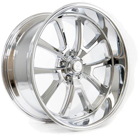 Resto R101 Laguna Wheel 22x10.5 5x114.3 Chrome w/ Milled Windows 1mm | R1012205655714