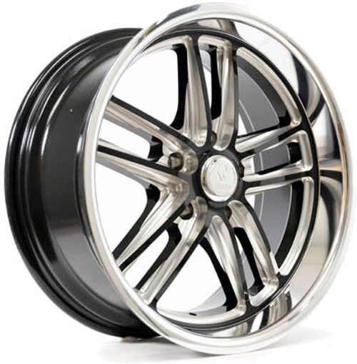 Resto R103 Maverick Wheel 18x8 5x127 Gloss Black Milled w/ Diamond Cut Lip 1mm | R1031880734513
