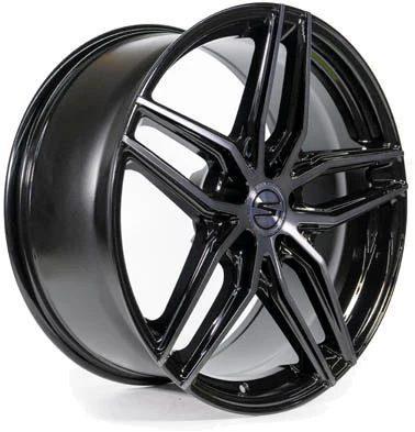 Select S101 Shadow Wheel 20x9 5x114.3 Brushed Gloss Black w/ Dark Tint 38mm | S101209065P3810