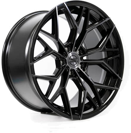 Select S105 Syndicate Wheel - 22x11 5x112 Gloss Black Machined w/ Dark Tint 40mm | S1052211F8P4006