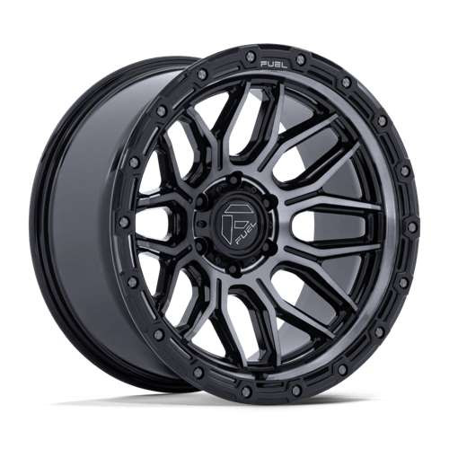 Fuel Fc881 Surge Wheels Rims 20x10 6x139.7 Gloss Black Machined W/ Gray Tint -18mm | FC881BT20106818N