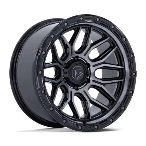 Fuel Fc881 Surge Wheels Rims 20x9 8x180 Gloss Black Machined W/ Gray Tint 1mm | FC881BT20908801