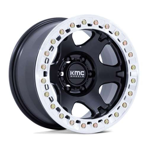 Kmc Km238 Vi Beadlock Wheels Rims 17x9 6x135 Satin Black W/ Machined Ring 1mm | KM238MD17906301
