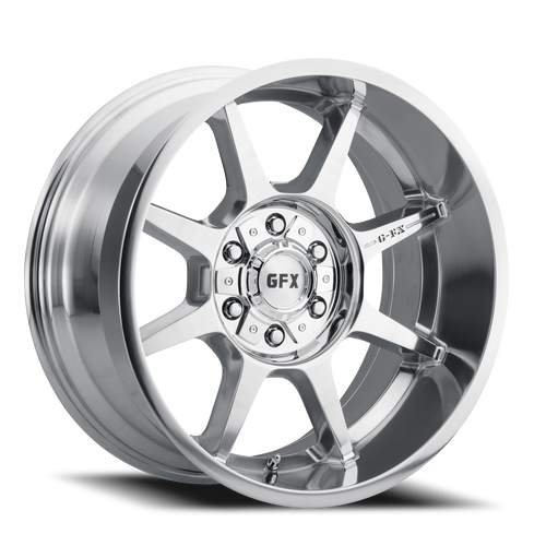 G-Fx Tr31 Wheels Rims 17x9 8x165.1 Polished 18mm | T31 790-8165-18 P